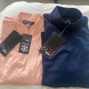HKM New Ladies Equestrian long sleeve shirt  sz m